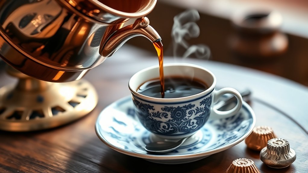 respectful traditional coffee service
