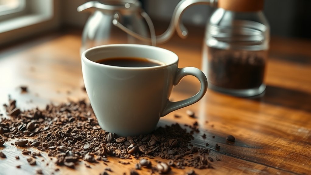 reuse coffee grounds wisely