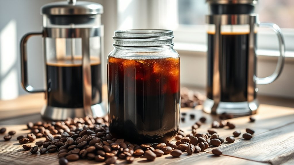 rich concentrated coffee brew