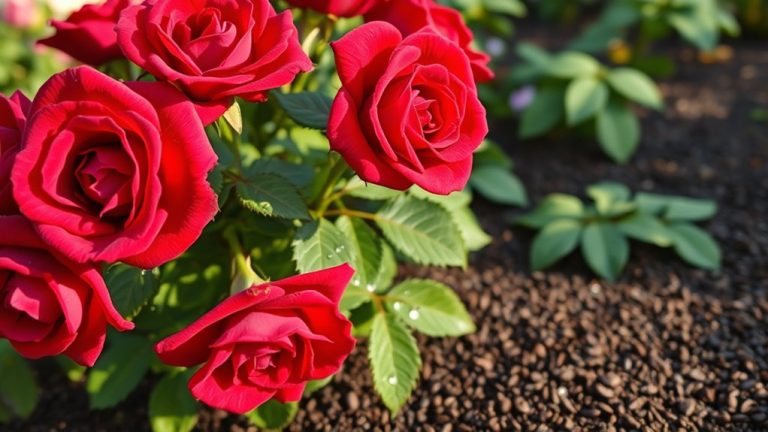 roses thrive with coffee
