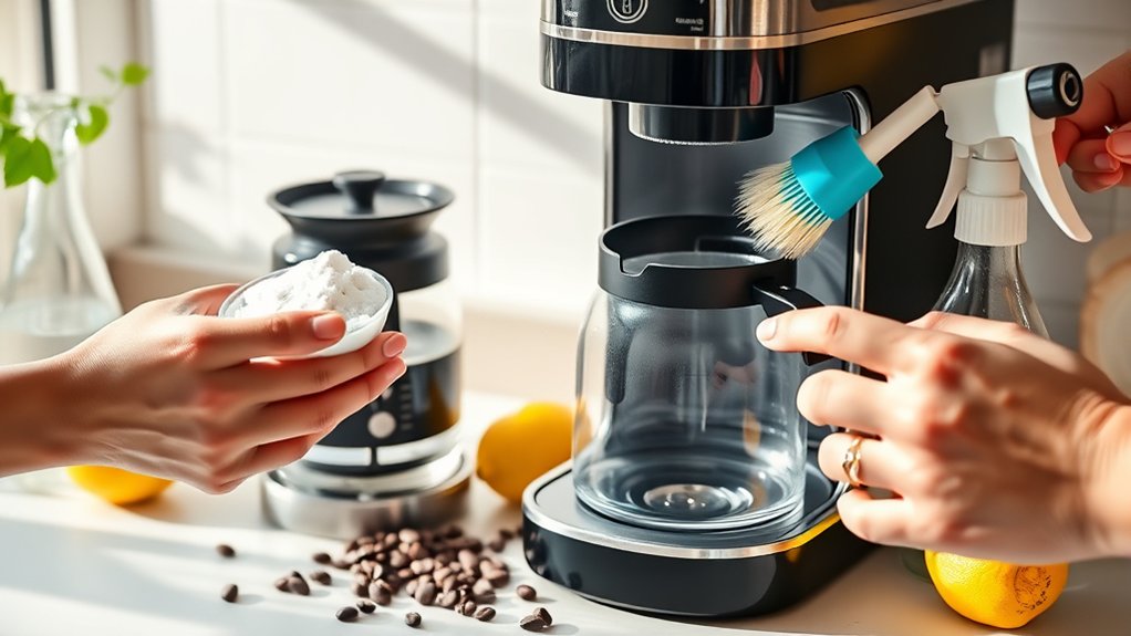signs of coffee maker buildup