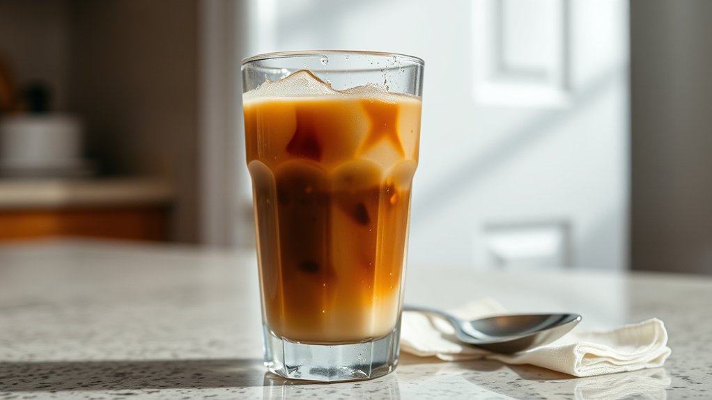 signs of spoiled iced coffee