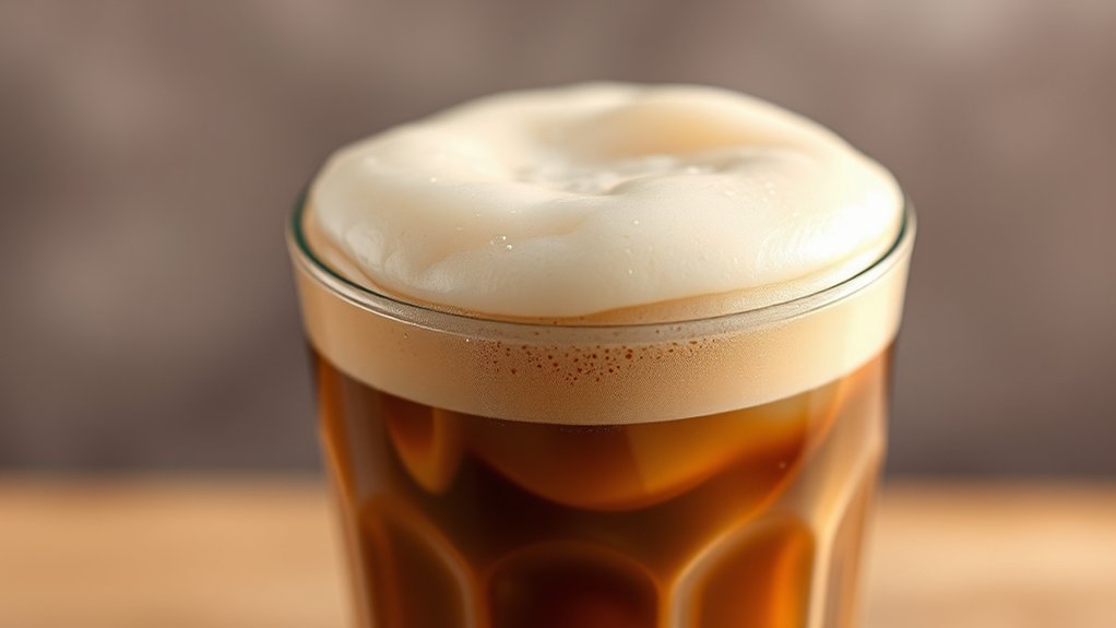silky dense cold foam
