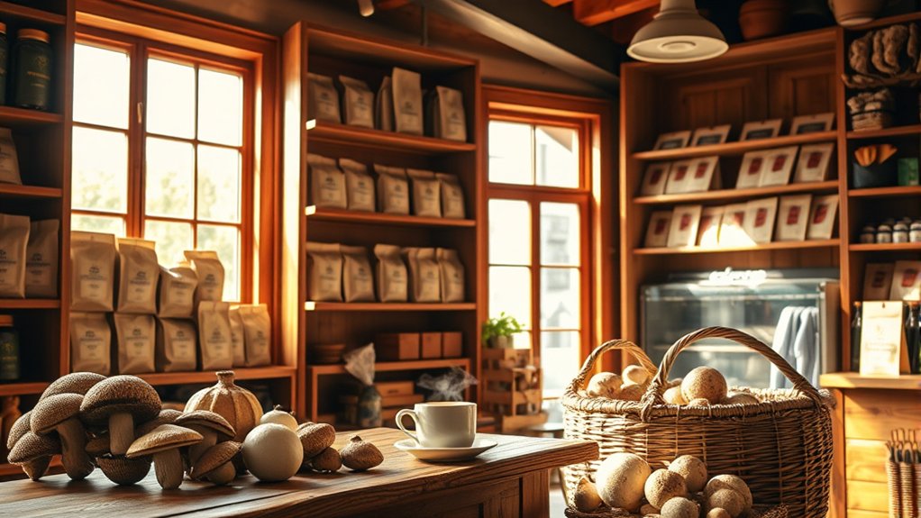 specialty stores and local shops