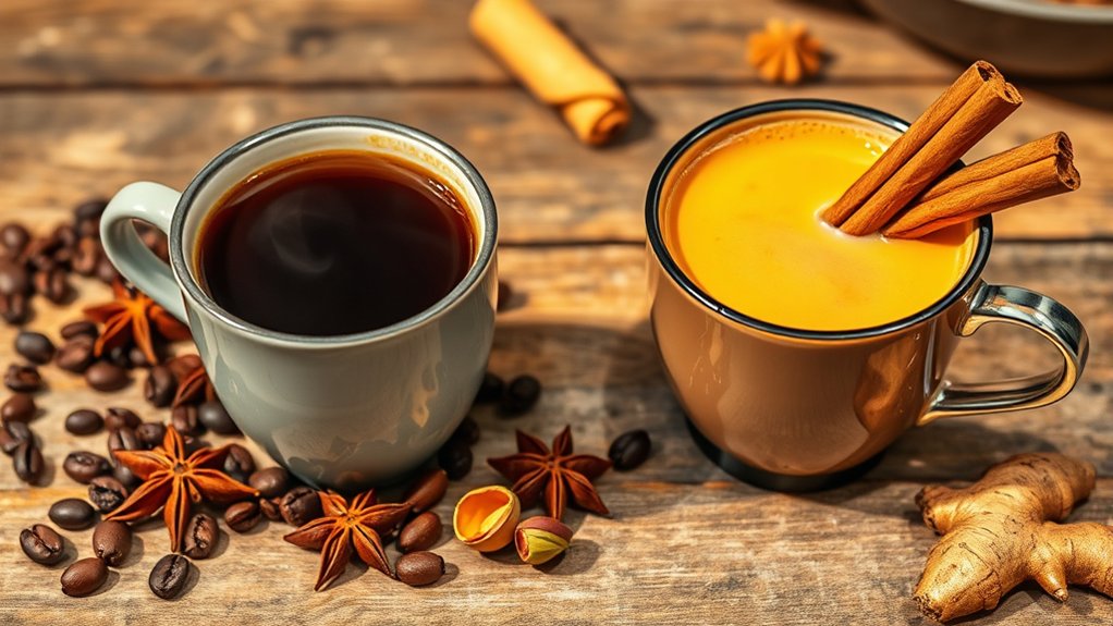 spiced black tea beverage