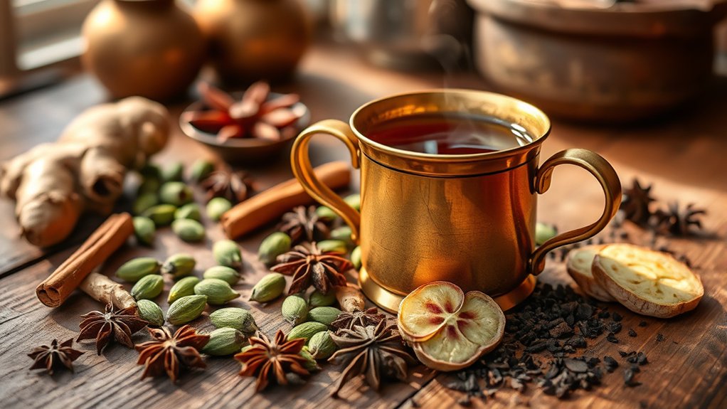 spiced black tea blend