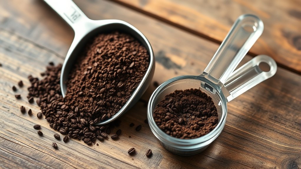 standard coffee scoop equals two