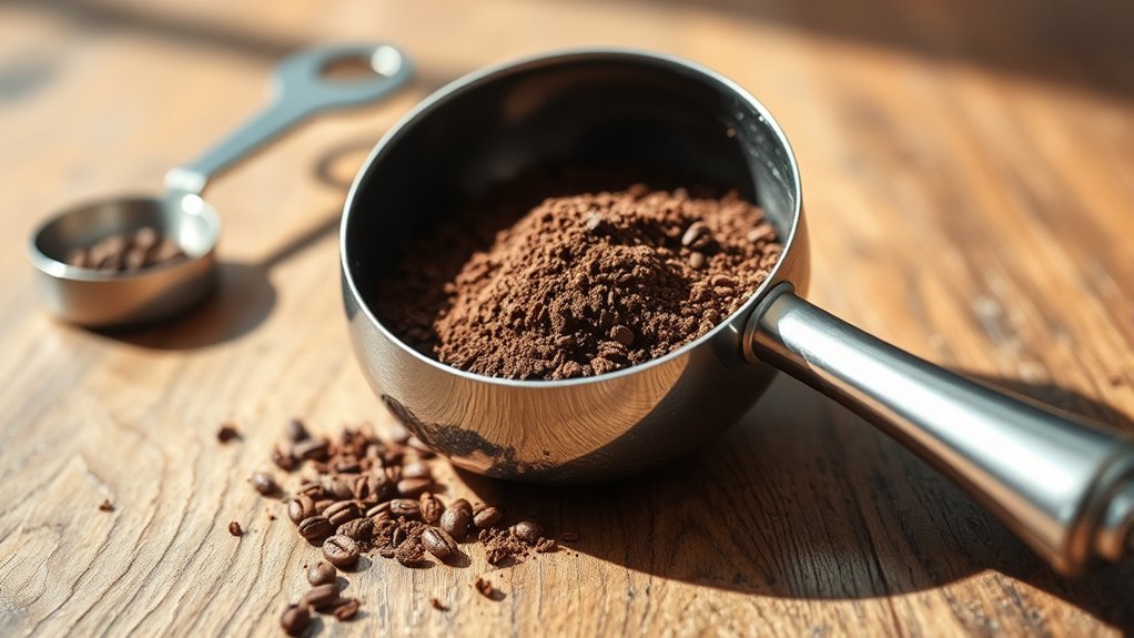 standard coffee scoop size