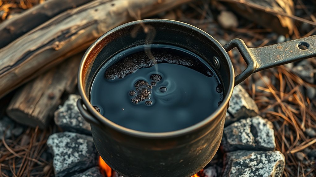 stir boil settle pour