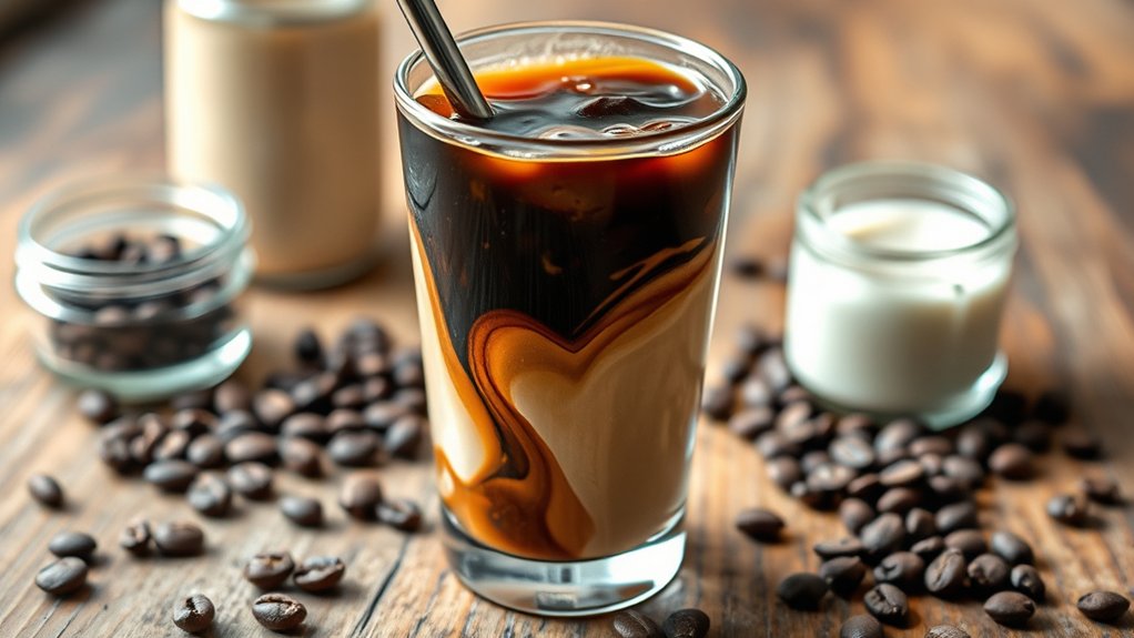 strong coffee protein mixed