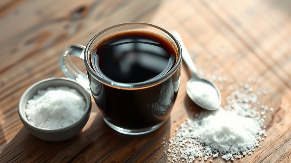 sugar increases coffee carbs