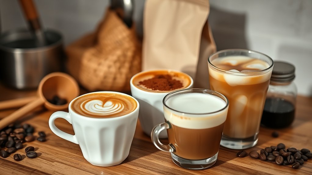sweet creamy coffee options