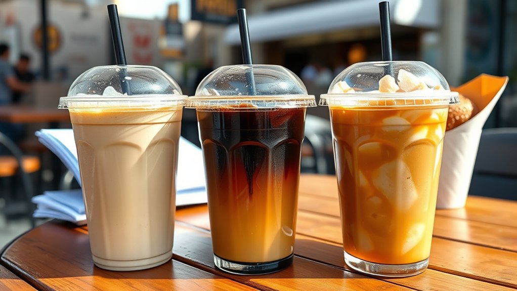 sweet iced coffee options