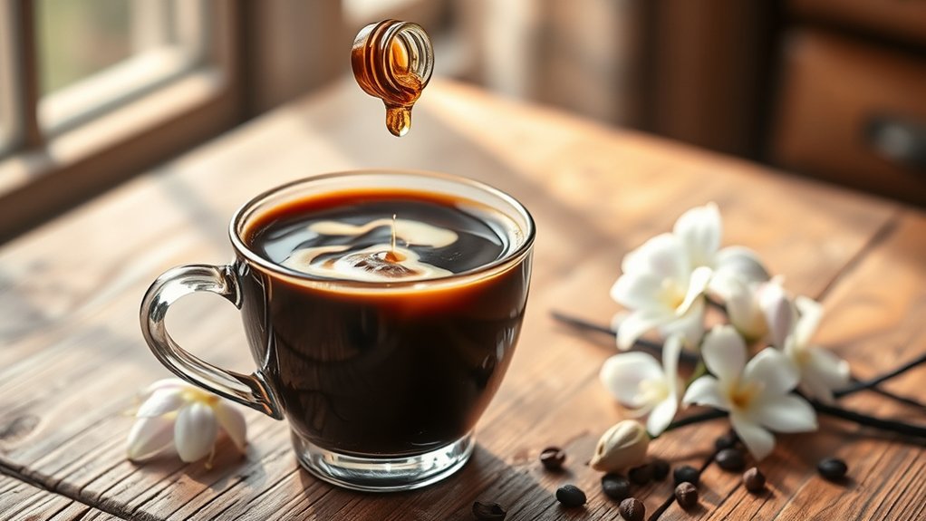 vanilla enhances coffee flavor
