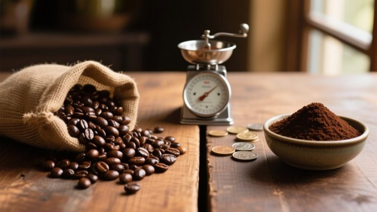 whole bean vs ground costs