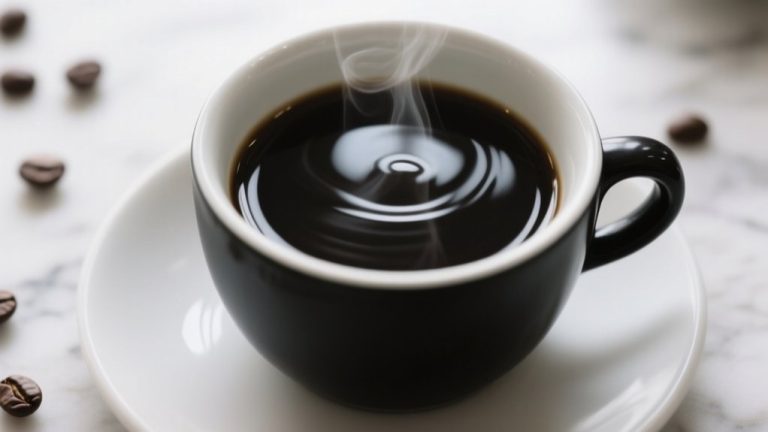 black coffee has zero calories