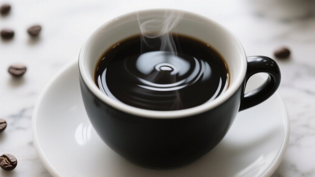 black coffee has zero calories