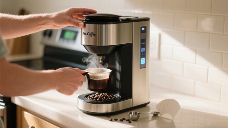 brewing coffee with mr coffee