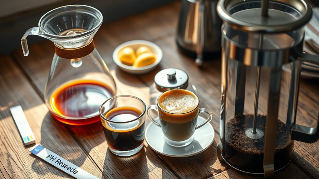 brewing methods influence acidity