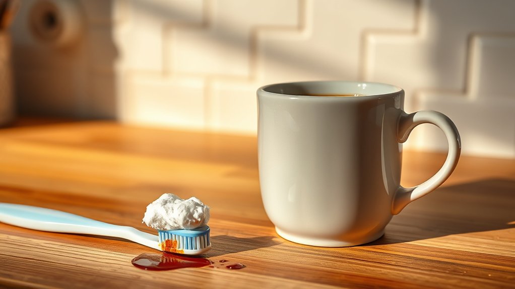 brush before coffee benefits