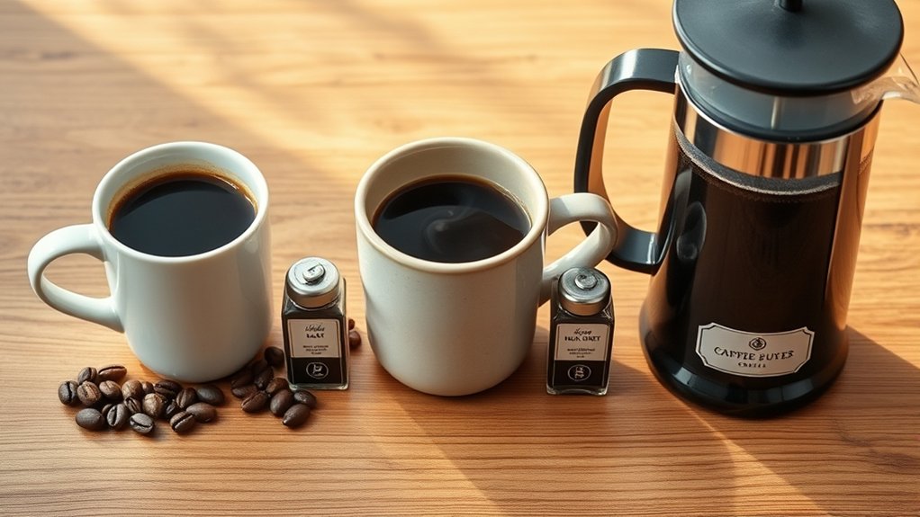caffeine content varies minimally