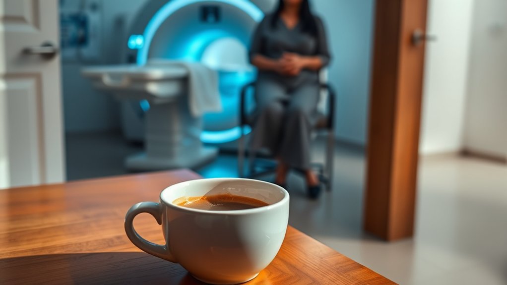 caffeine increases mri anxiety