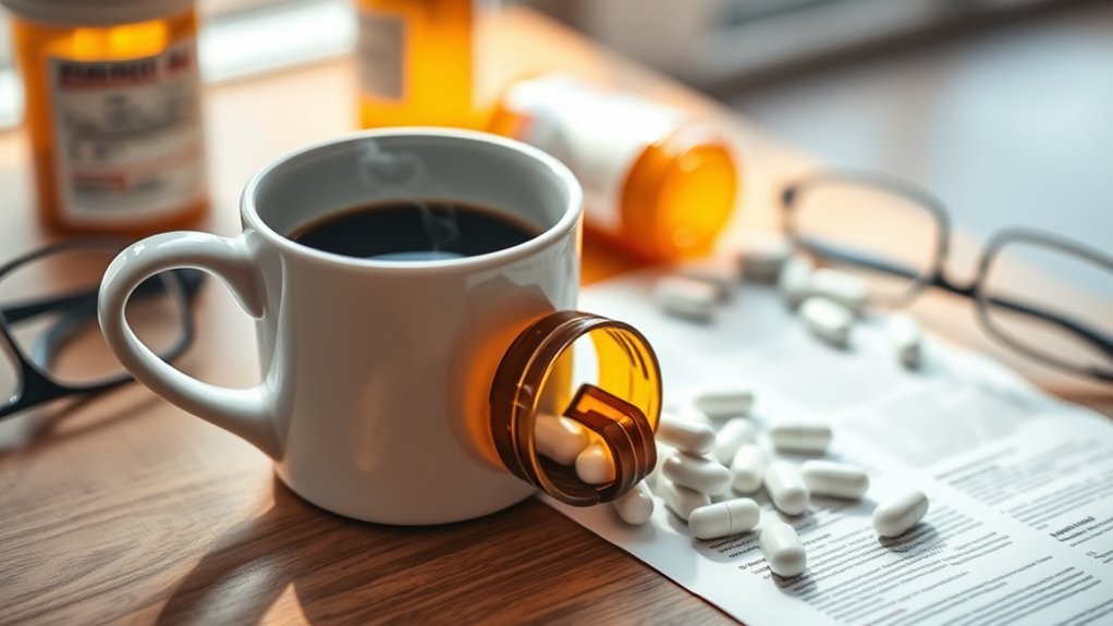 caffeine may worsen discomfort