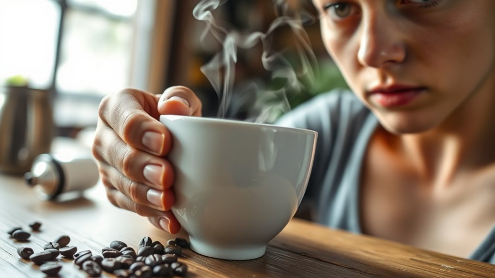 caffeine related anxiety breathlessness effects
