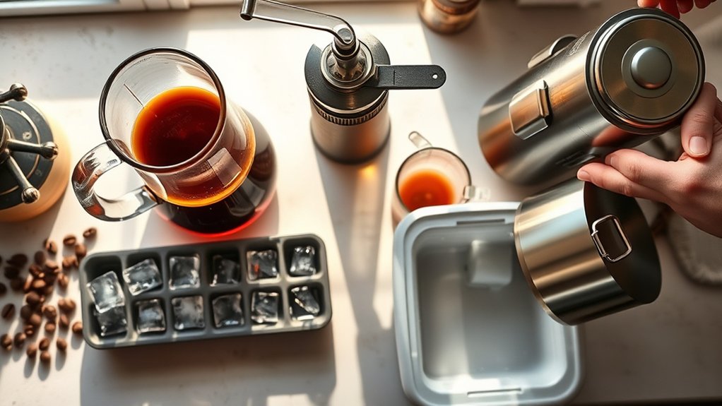 chill coffee for blending
