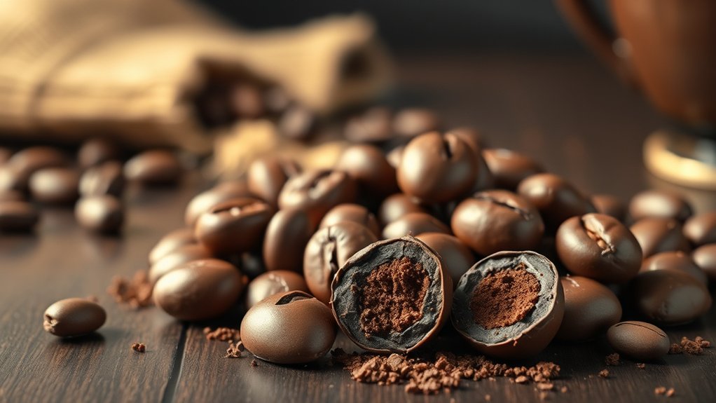 chocolate covered espresso bean benefits