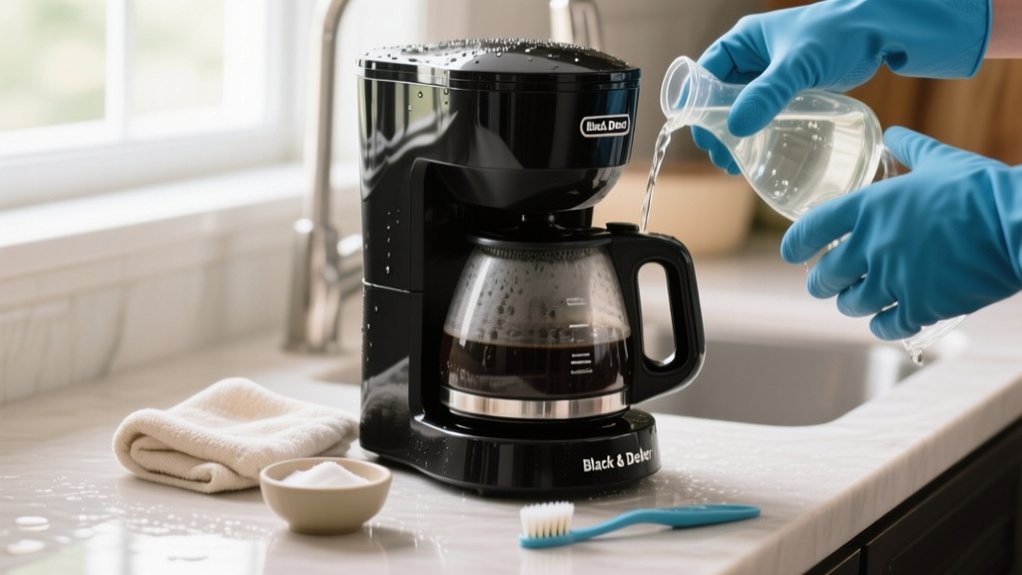 clean black and decker coffee maker