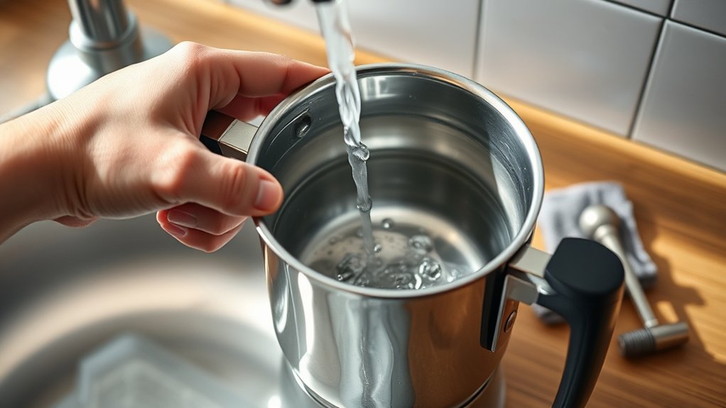 clean coffee pot effectively