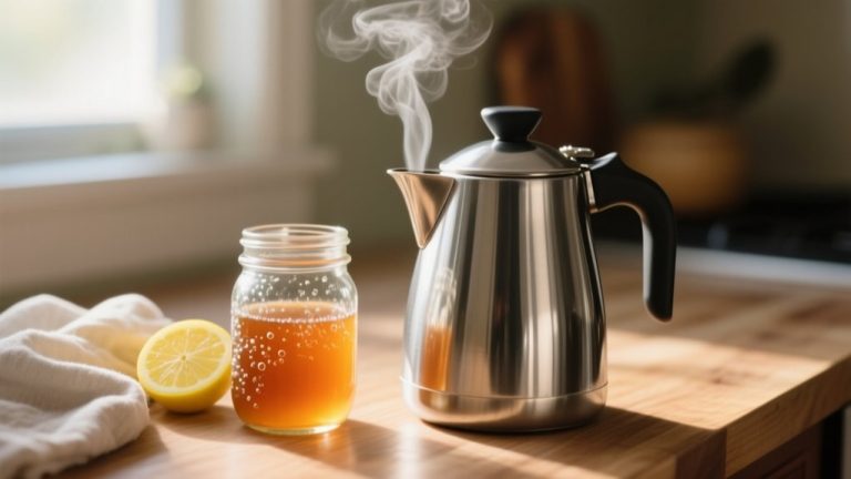cleaning coffee pot vinegar
