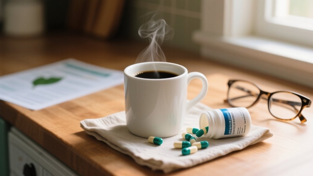 coffee and amoxicillin safety