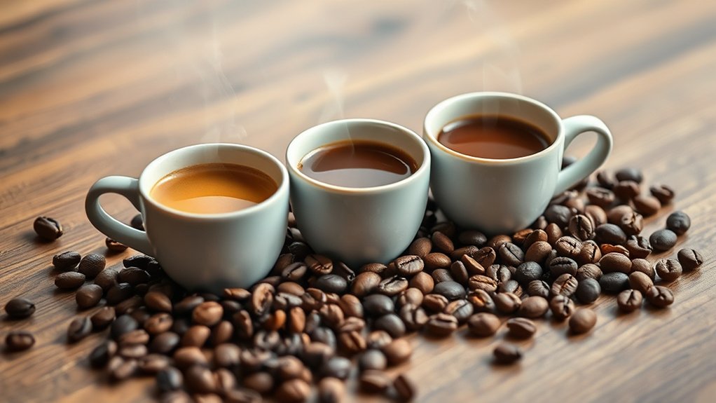 coffee bean caffeine comparison