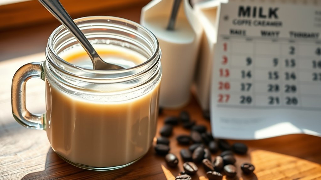 coffee creamer freshness timeline