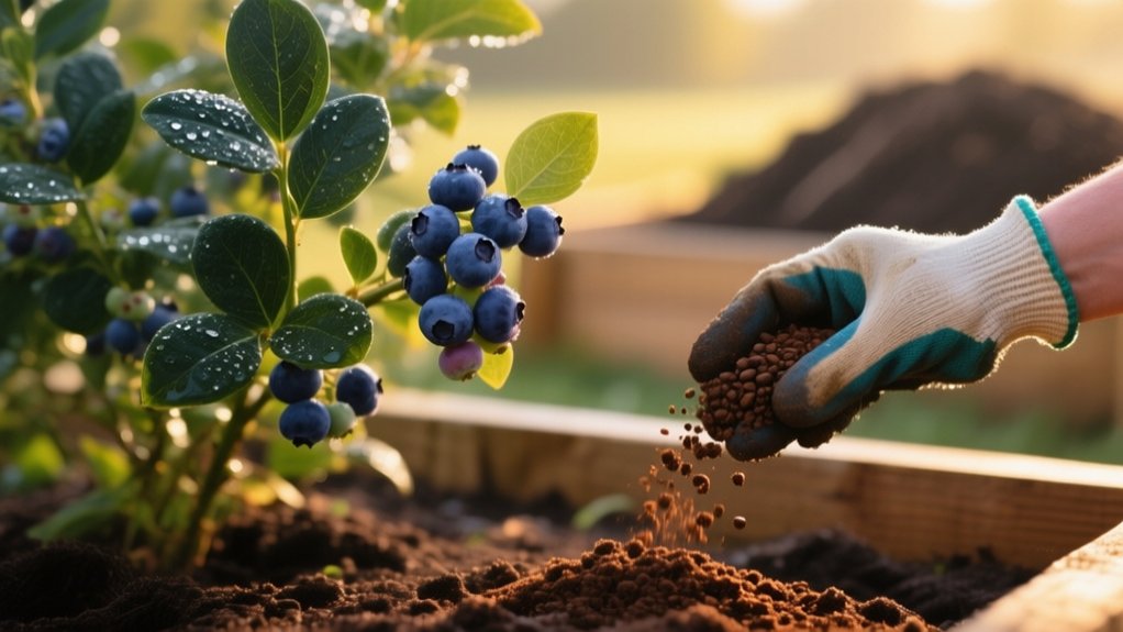 coffee grounds benefit blueberries