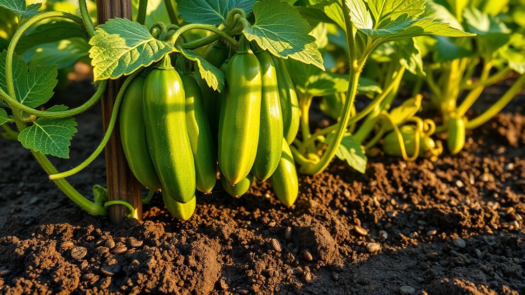 coffee grounds boost cucumber growth