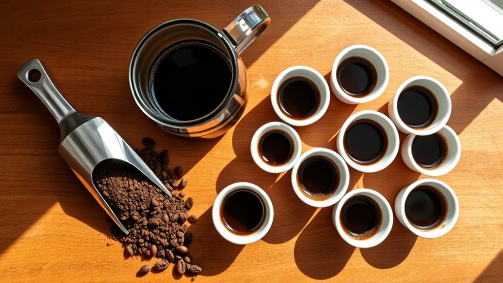 coffee grounds for brewing