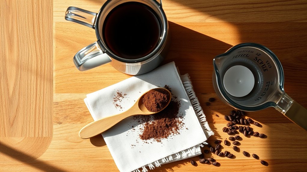 coffee grounds for brewing