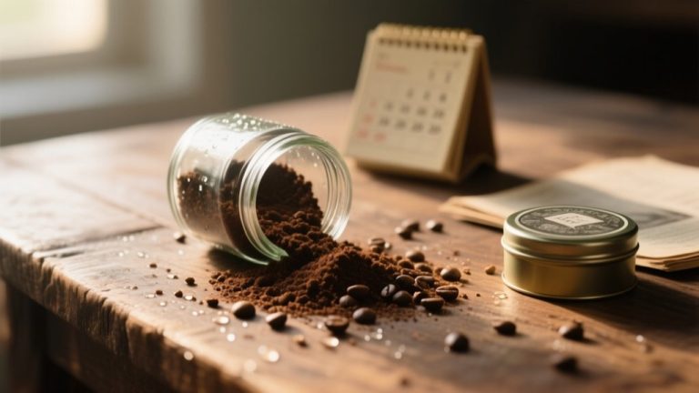 coffee grounds have shelf life