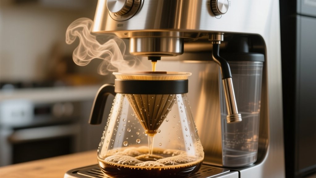 coffee maker heating process