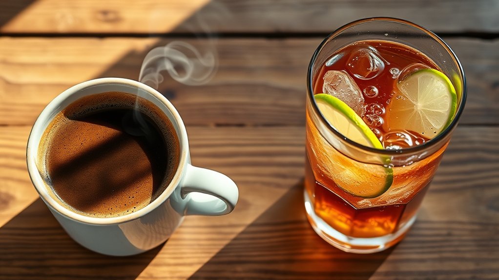 coffee promotes health soda harms
