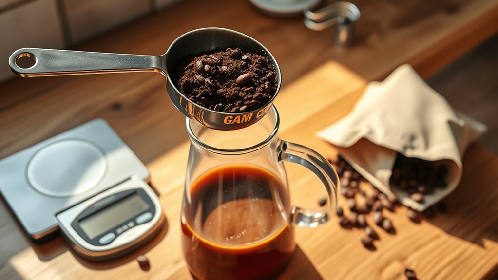 coffee scoop ratio guide