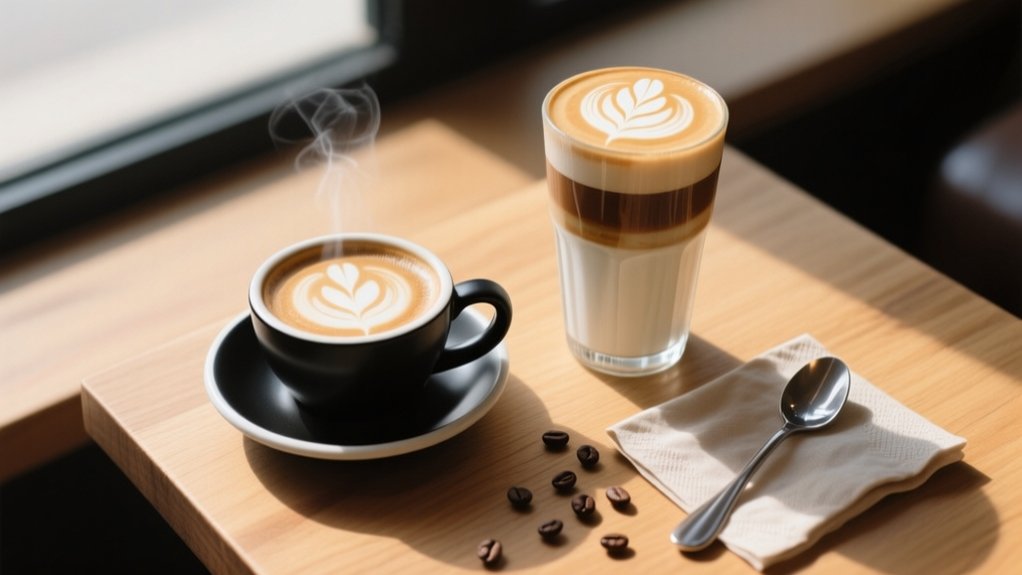 coffee versus latte differences