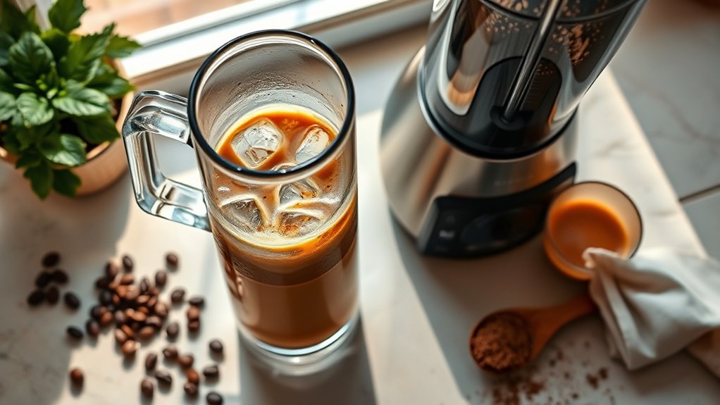customizable creamy coffee beverage