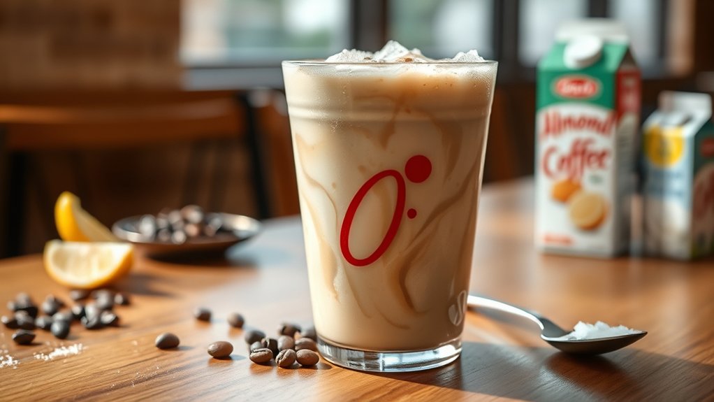 customize frosted coffee flavor