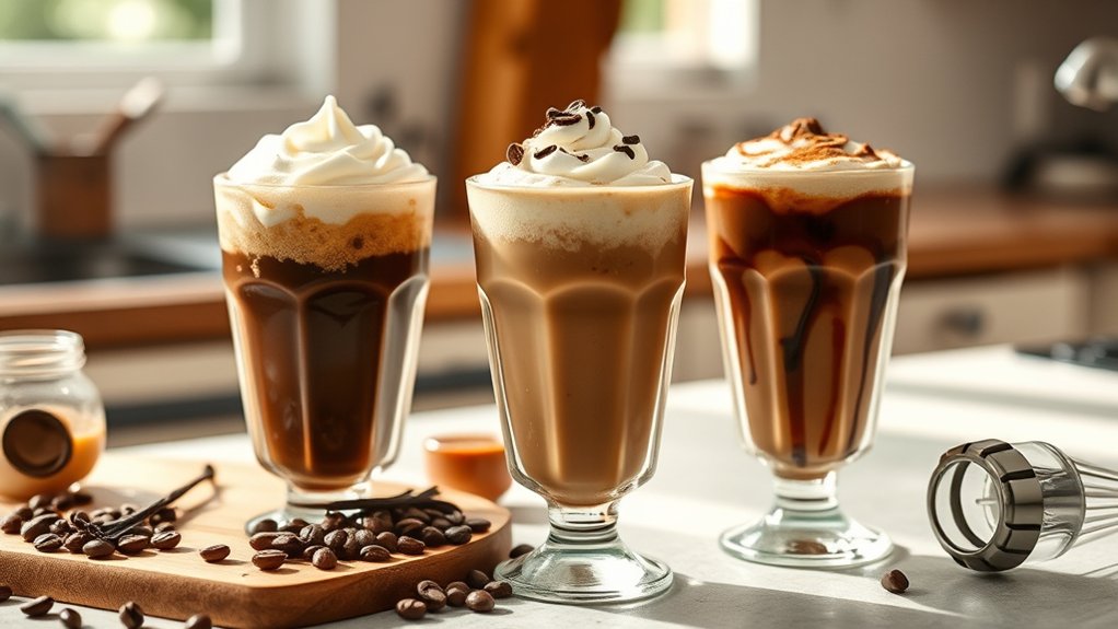 customize frozen coffee flavors
