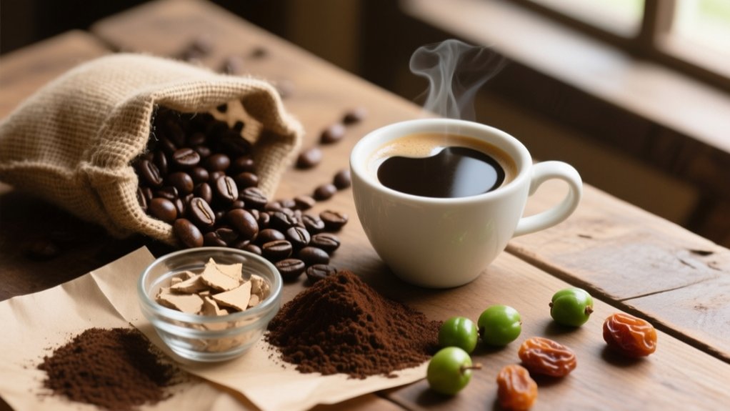 decaf coffee ingredient breakdown