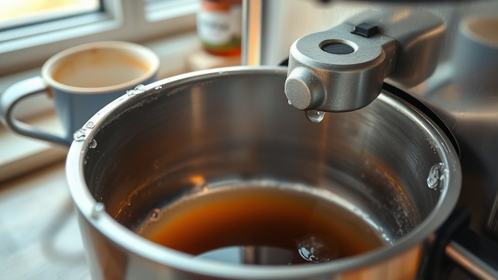 descale for optimal brewing